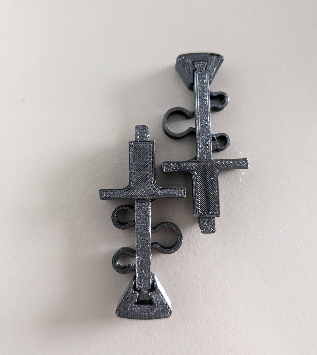 Mini clamps, 3D printed, set of 5