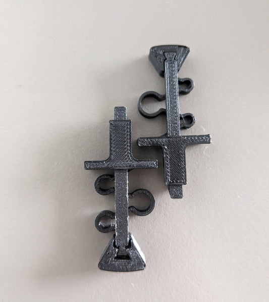 Mini clamps, 3D printed, set of 5